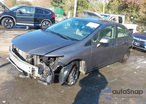 2012 Honda Civic Lx из США, поврежденный, VIN 19XFB2F55CE014684